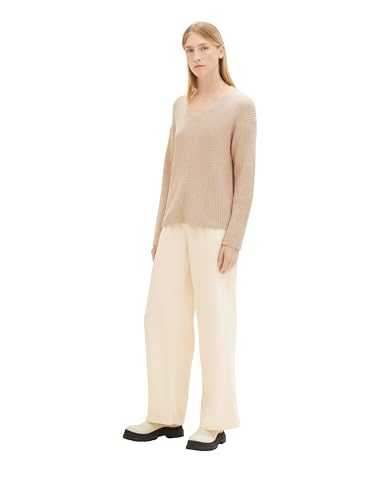 TOM TAILOR Damen Basic Pullover mit V-Ausschnitt – Ansicht 6