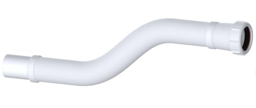 PlumbEZ Raccord de tuyau d'évacuation flexible de 40 mm - Compression x robinet uni - Parfait pour les bondes de douche flexibles ou les installations de tuyaux flexibles