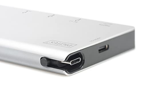 Base de conexión multipuerto USB-C con 6 puertos, lector de tarjetas y cables intercambiables 4