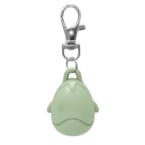 KEXIAO - Llavero de silicona con diseño de dibujos animados para mujer, accesorio cosmético portátil para mujer