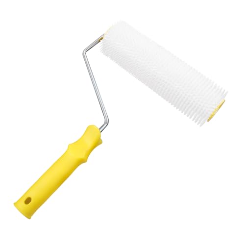 Veemoon Defoaming Roller Brush Plastic Paint Roller for Floor Self Leveling Screed Flooring