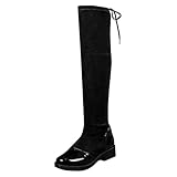 botas goticas para mujer mexico Antideslizante y duradero: las suelas de goma antideslizantes de alta calidad con agarre fuerte y resistencia al deslizamiento proporcionan un excelente agarre y agarre, reducen los golpes y alivian la fatiga del pie y las piernas. Estable incluso en suelo mojado.