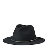 Fedoras Brixton Hat WESLEY black, L BRIMHATWES