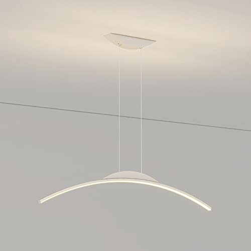 Suspension LED linéaire moderne pour illuminer votre îlot de cuisine et vos repas en famille