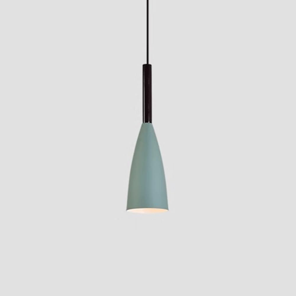 SYAXVOM Stylish European Industrial Pendant Light Adjustable Minimalist Ceiling Lamp for Foyer & Hallway Colorful Modern Chandelier Contemporary Hanging Lamp.
