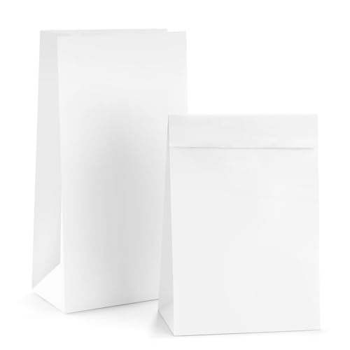 10 Best Recycled Lunch Bags That Make Sustainability Stylish 9 BagDream White Paper Lunch Bags (100 Pcs)