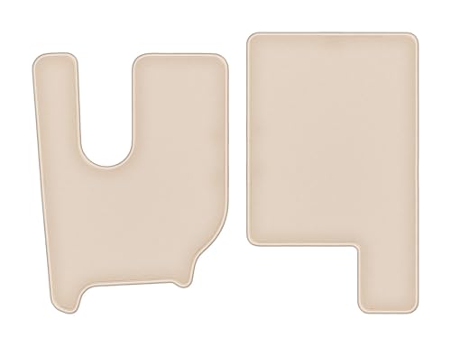 Tapis de sol en velours Fortuna beige pour cabine Renault T de 2013