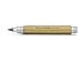 Produktbild Kaweco Sketch Up Brass Fallbleistift 5,6 mm 5B I Minenbleistift aus massivem Metall in oktogonalem Acht Kant Design I Druckminenbleistift 10,3 cm I Druck-Bleistift nachfüllbar Messing Braun