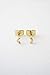 Honeycat Mini Moon Stud Earrings in 18k Gold Plate | Minimalist, Delicate Jewelry (G)