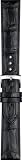 T852043012 20mm Lug Black Leather Strap