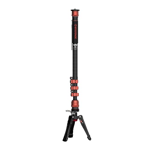 【Lunghezza utilizzabile】 181 cm, i monopiedi della serie Cobra possono essere collegati senza problemi per aumentare la lunghezza; Lunghezza di archiviazione: 69 cm, facile da trasportare, è il miglior compagno per le riprese di viaggio.