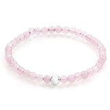 Material de primera calidad: la pulsera bolas hombre utiliza piedra de alta calidad y plata de ley 925. La superficie de la piedra es suave y bien purido, este no provocan alergia en mayoría de casos, es resistente y la plata esterlina 925 no se oxida fácilmente, por lo que se puede usar repetidamente durante un largo período de tiempo.