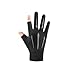 keynoyin Sports Fishing Touch Screen Gloves, ice Silk Full Finger Exposed Cycling Gloves - Five-Claw red