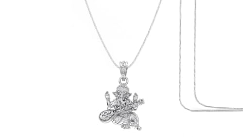 Pendentif argent sterling 925 d'une pureté exceptionnelle avec petite gemme précieuse