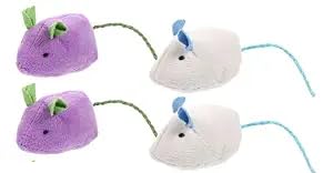 Prateek International Mouse Toy Cats Mouse Plush Cat Toys Realistic Cute Kitten Mice Filled Polyfill Rat for Cat, (4 Pieces) (B0DF5XHGQX) Amazon Price History, Amazon Price Tracker