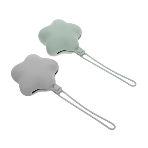 BESTonZON Dustproof Silicone Pacifier Storage Box Portable Case for Pacifiers for Travel