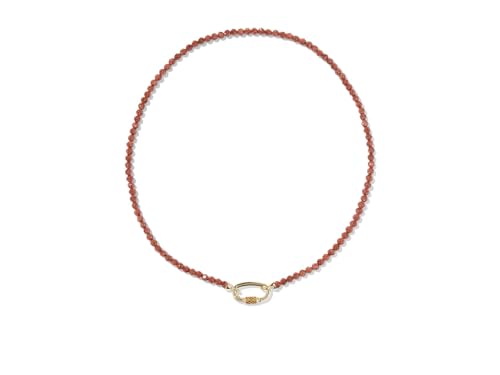 Kendra Scott, Women's, Emery Beaded Strand Necklace, Gold Orange Goldstone, One Size by Kendra Scott - Used condition - Image 2