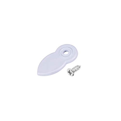 Image of uxcell Frame Turn Button, 4 /5 inch Plastic Flat with Screws for Hanging Pictures, Photos, Drawings and Posters, 30 Pcs (Light Purple)