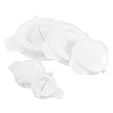 BRIGHTFUFU 5 Moldes Manuales para Hacer Empanadillas Chinas de Plástico Pp, Fácil Limpieza, Kit para Reuniones Familiares y Fiestas