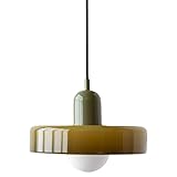 Style moderne et polyvalent : cette suspension de style nordique est à la fois une source lumineuse fonctionnelle et un élément décoratif. Son design minimaliste s'intègre parfaitement à n'importe quelle pièce, qu'il s'agisse d'un îlot de cuisine, d'une salle à manger, d'une chambre ou d'un couloir. Sa finition blanche élégante et son abat-jour en verre vert s'harmonisent avec une grande variété de styles d'intérieur, du style campagnard au style moderne.
