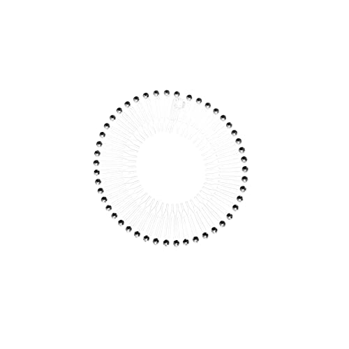 Suoirblss Flexible Hair Combs Headband, 10PCS Stretch Plastic Teeth Headband Hoop, Hair Clips for Women's Lady (Clear)