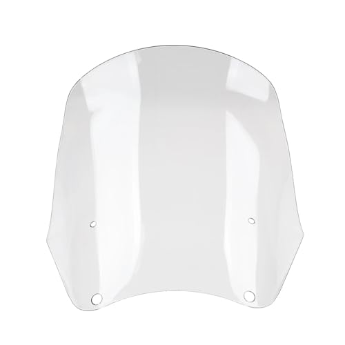 Déflecteur de vent de pare-brise 15 pouces moto ABS clair Dyna 2006-2017