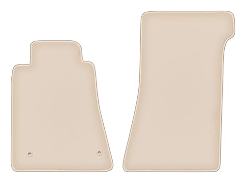 Tapis de voiture Mercedes SL R107 beige pour remplacer des moquettes usées