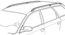 Menabo - Baca para coche, para Peugeot Partner Tepee (modelos a partir de 2008)