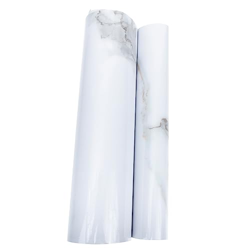 UKCOCO Pósteres de Pared con Diseño de Mármol Autoadhesivos Resistentes al Y al Calor para Muebles de Cocina