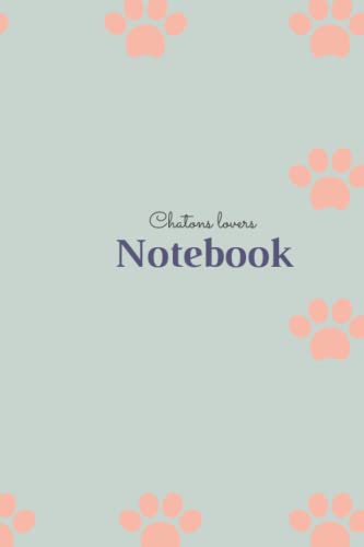 Premium cat sketchbook for girls age 10: cat pattern notebook for girls boys cat lovers: 6 9 notebook 100 pages cat lovers sketchbook (French Edition)
