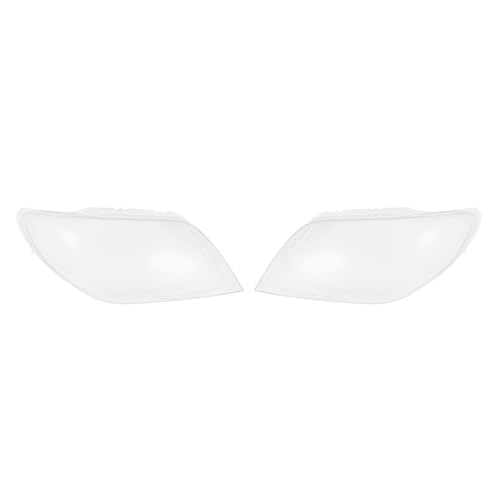 Headlamp Cover Replacement for 2003 2004 2005 2006 Mitsubishi Outlander, Left and Right Headlight Lens Covers with PC Shell