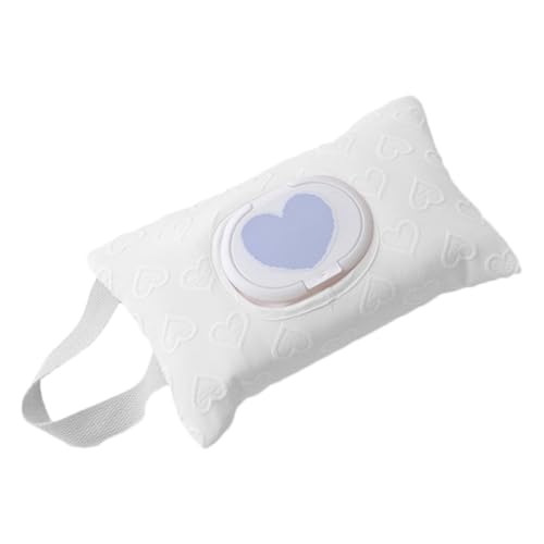 Porta Toallitas Bebe - White Caja Para Toallitas Humedas | Porta Toallitas Humedas | Dispensador De Toallitas | Bolsa Toallitas Bebe Portátil | Funda Humedas Toallitas Bebe | Viajes Bebe Mojado Tejido