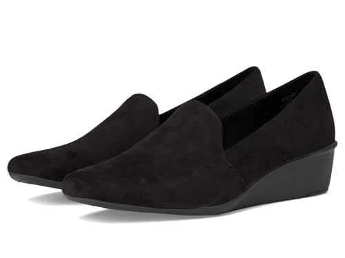 Image of Anne Klein Women's Wedge Pump Wendell, Closed Toe Comfortable Slip-On Business Casual Office Heel