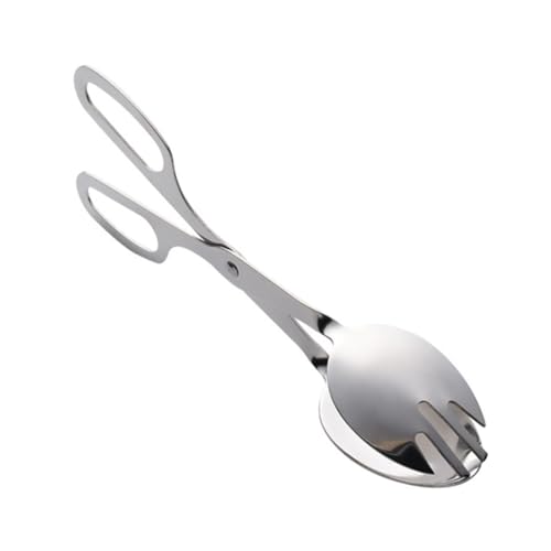STOBAZA Pinzas Inoxidable para Servir Ensalada y Pan Diseño Ergonómico Antideslizante Aptas para Buffet y Cocina Profesional