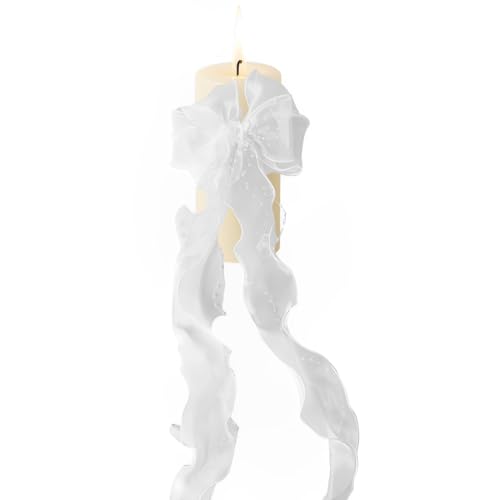 Vela Antigoteo para Bautizo, Antigote para Comunión Blanca, Velas de Boda Antigoteo, Bricolaje Antigoteo, Adecuada para Comuniones, Bautizos, Bodas