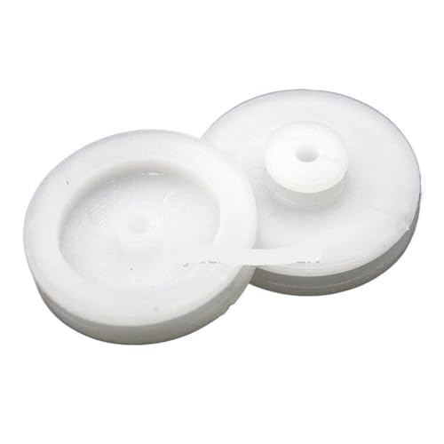 Poulie de réduction engrenage double couche plastique 20.5MM arbre 2MM 207-2B