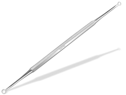 Professioneller Komedonenquetscher Komedonenheber mit 2 Löcher aus Edelstahl für die Mitesserentfernung