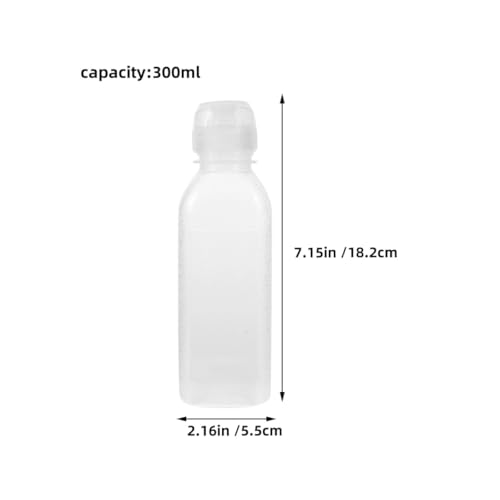 Botellas exprimibles de plástico con tapa antigoteo de 300 ml para salsas 3