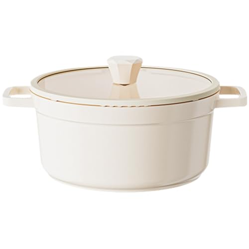 Forno Olandese Per Pane, Pentola Per Forno Olandese Con Coperchio Pentola Per Pane Antiaderente Da 5 Qt Con Coperchio Autocircolante Doppi Manici Pentole In Porcellana Smaltata Piano Cottura, Compati