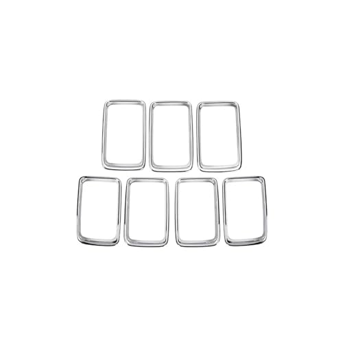 Grille calandre avant chromée anti-débris pour Jeep Grand Cherokee 2014-2016