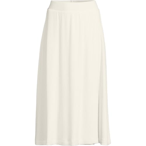 Lands' End Women's Cozy Rib Midi Wrap Skirt3