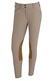 Tailored Sportsman The TS Trophy Hunter Mid-Rise Front-Zip Breech, Size 32, Tan