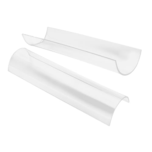 JECOMPRIS 2 piezas Molde Transparente de Acrílico para Pastel Diseño U Resistente y Fácil de Limpiar para Repostería y Decoración de Tartas