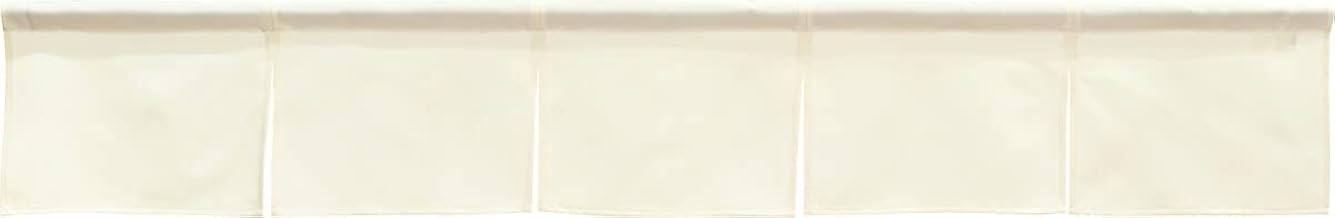 Noren Workshop 11791 Noren, Flameproof, For Stores, Restaurants, 5 Breaks, Width 69.9 x Length 11.8 inches (175 x 30 cm), Plain, Noren, Counter Noren, Ivory, 14 Colors Available