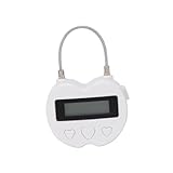Lurrose Multifunktionaler Elektronischer Zeitmanager Timer mit USB Ladefunktion Abs Material Zeitschaltuhr und Schloss für Schüler und Alltag