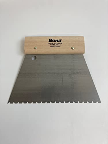 Bona Trowels for Wood Floors - Adhesive Application (180x150mm 850g Coarse (B6))