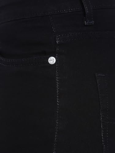 Image of TWGE - Women's Mid Rise Skinny Fit Jeans - Single Button, Stretchable Denim Pants - Ankle Length - Stylish Casual Wear
