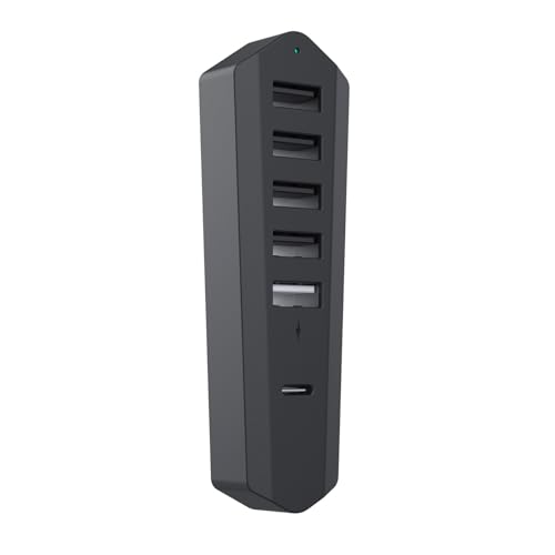 Sehuby Host Adaptateur USB 2.0 6 en 1 pour console de jeu P5 Digital Edition et version disque