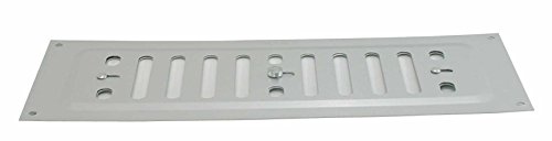 Map Hardware 933-31 Lüftungsschlitzabdeckung aus Aluminium Lüftungsschlitz, Silber