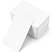Sandphyrre 100 Pcs Blank Kraft Cards, White Business Message Cards, Blank Flash Cards for Learning, Study, DIY, Memory Games, Notes and Gift Tags - 3.5 x 2 inch (8.8 x 5.2 cm)